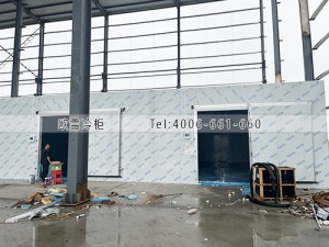 江西南昌800立方的食品雙溫冷庫(kù)安裝案例